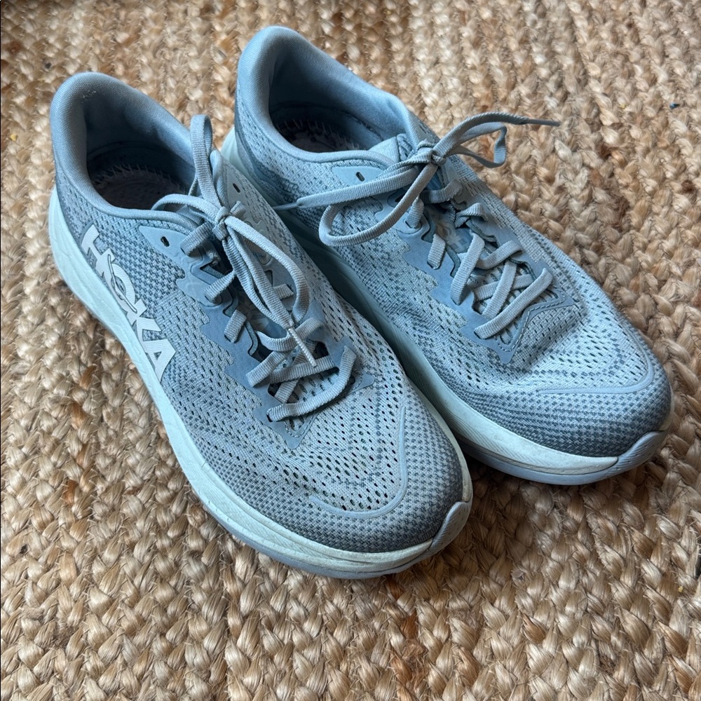 Hoka 10B Rincon 4 Women’s Blue Sneakers - Picture 4 of 11